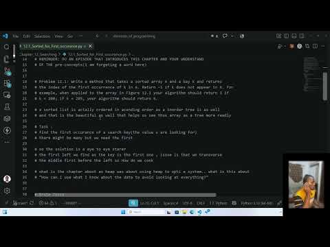 DAY 106 - First Occurrence in a Sorted Array | Binary Search Introduction | EPI 12.1