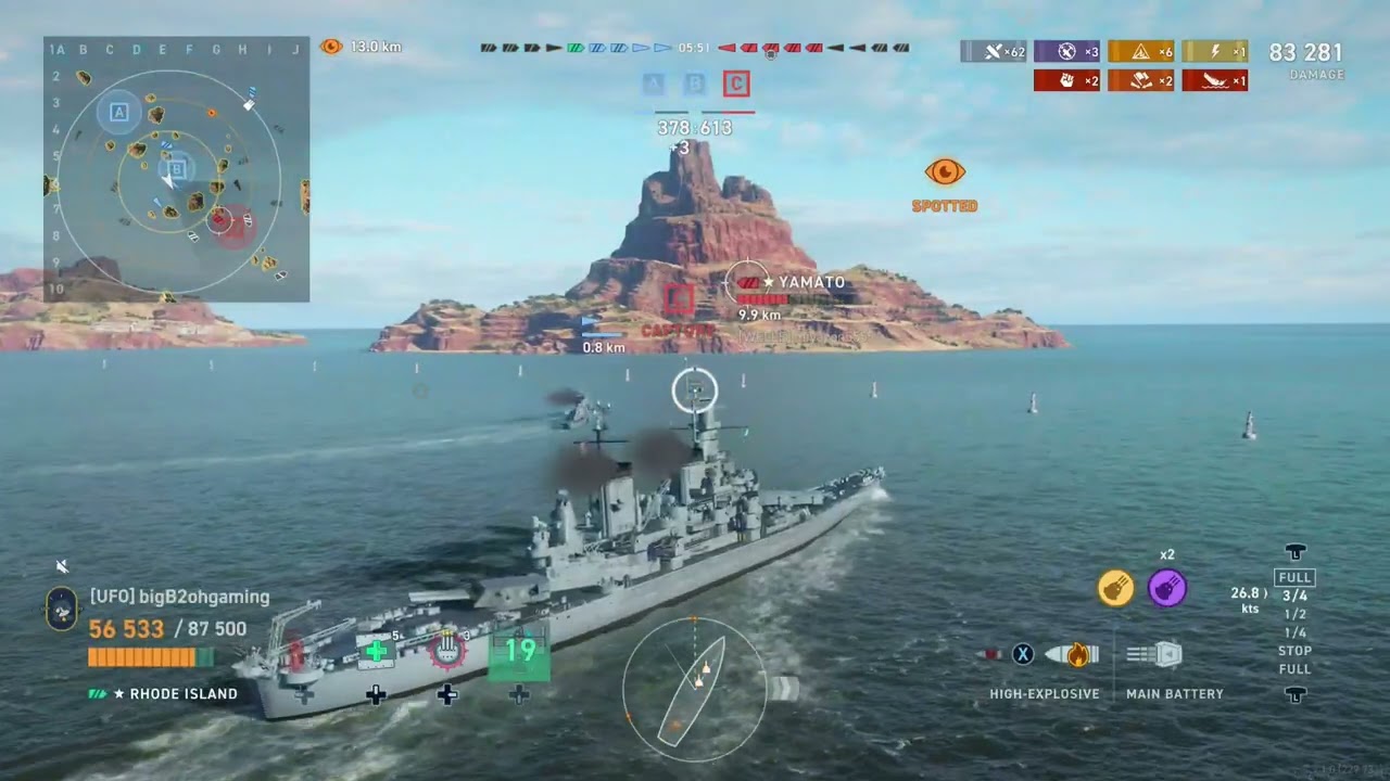 Род-Айленд рекламируется как второстепенный корабль? — World of Warships Legends