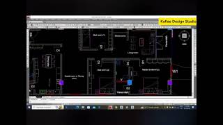 Real Apartment Interior Project | AutoCAD Design Revisions & Final Layout — Part 2#myanmar