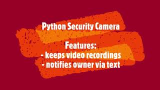 Python Security Camera screenshot 3