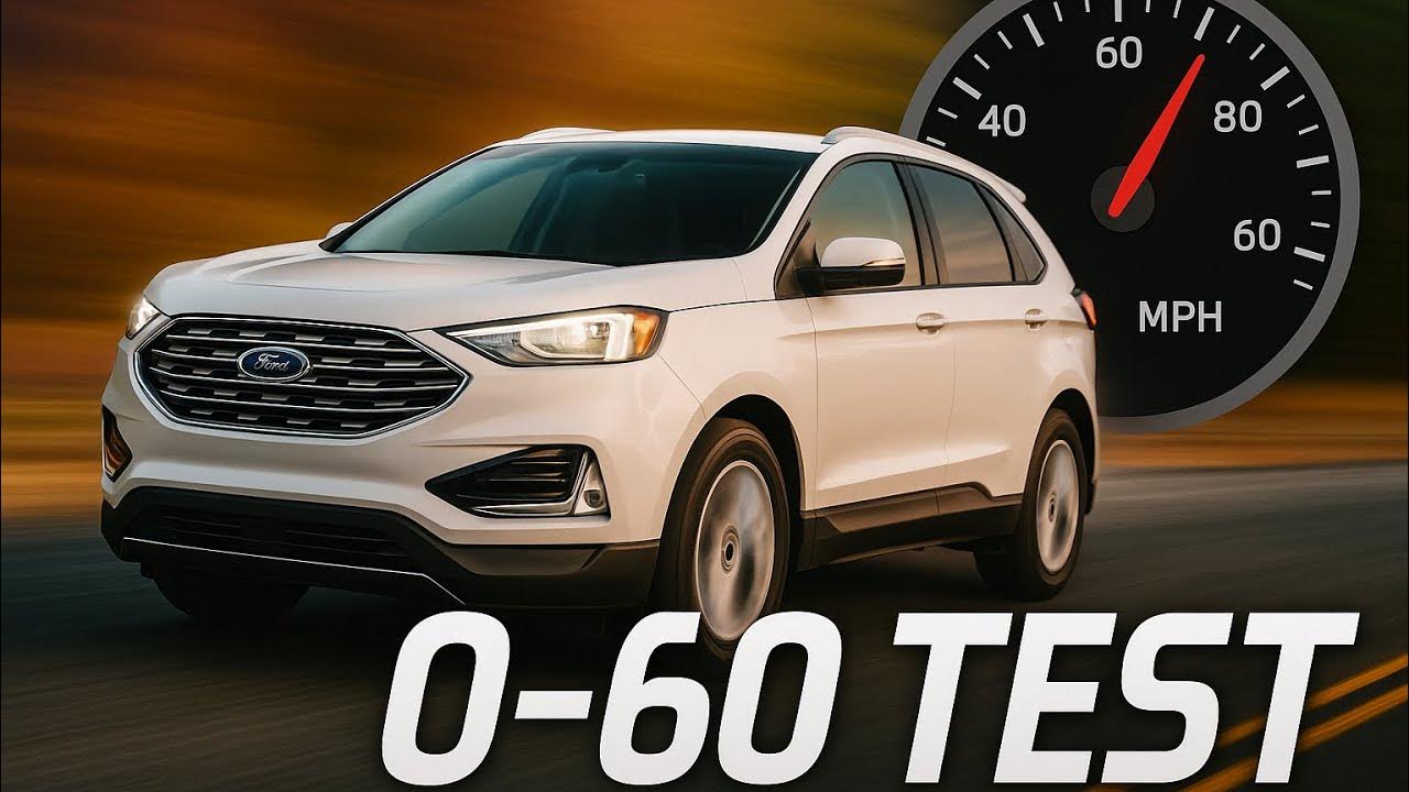 2020 Ford Edge 0-60 MPH - YouTube