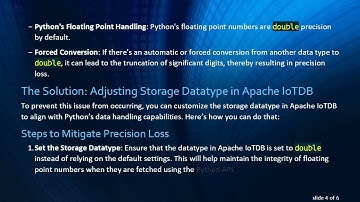 Understanding Data Precision Loss in Apache IoTDB