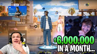 Ninja Makes Jynxzi Freak Out After Revealing How Much He Made In 1 Month From His Fortnite Code Wealth