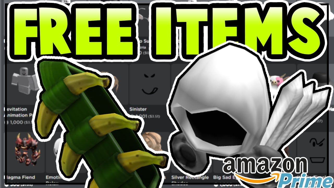 ITEM GRATIS O ROBLOX PARA ASSINANTE DA  PRIME 