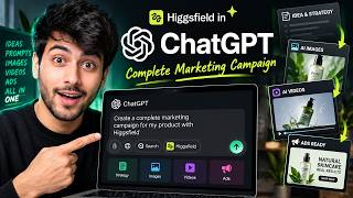 I Made a Complete AI Marketing Campaign Inside ChatGPT with Higgsfield