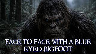 FACE TO FACE WITH A BLUE EYED BIGFOOT