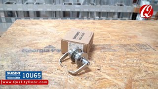 How it Works - The Sargent 10U65 Privacy/Bathroom Function Cylindrical Lever Lockset