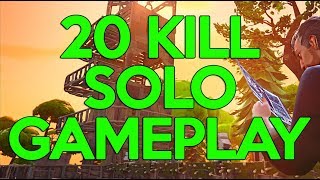 20 Kill Solo Gameplay! Fortnite Gameplay - Ninja