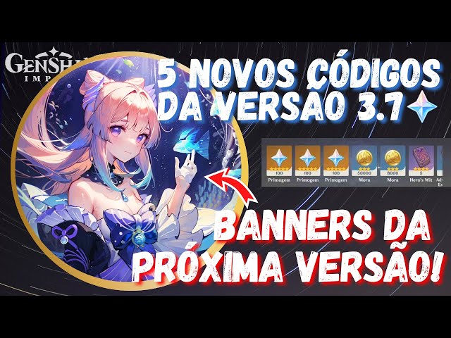 código da live da 3.8 do genshin lembre-se de resgatar ainda hoje