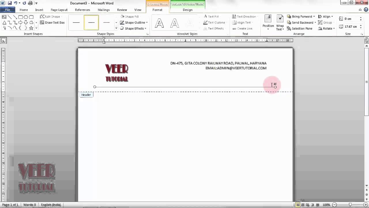 MS Word 20  How to create custom Header and Footer Pertaining To Banner Template Word 2010