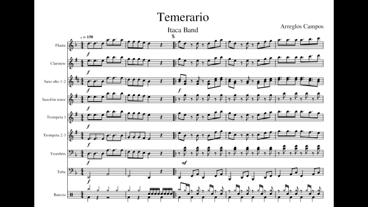 TEMERARIO - ITACA BAND