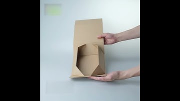 Foldable Cardboard Box, Flip Cover Box, Magnetic Gift Box(CON-D011-01A)  #pandahall #diy #giftbox