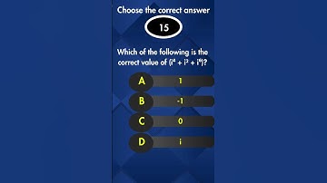 Class 10 Maths Chapter 1 MCQs NBF | Complex Numbers | Maths Class 10 #quiz #puzzle #braingames