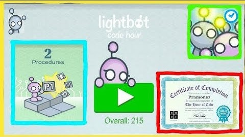 Lightbot Code Hour - PROCEDURES Level 4