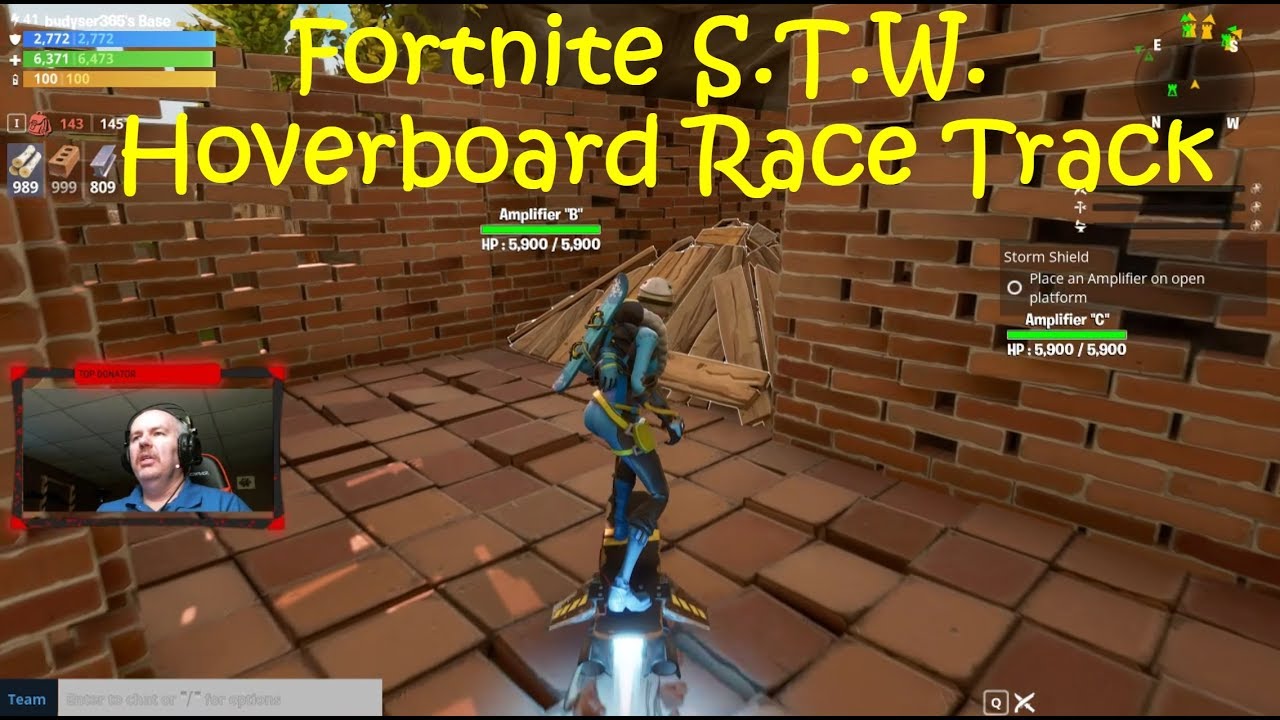 Hoverboard Race Track (Fortnite Save the World) - YouTube