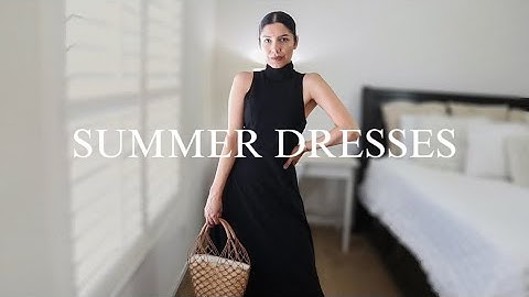 SUMMER DRESSES TRY ON HAUL 2022  | FINALLY MY PATIO SET IS HERE!  The Allure Edition