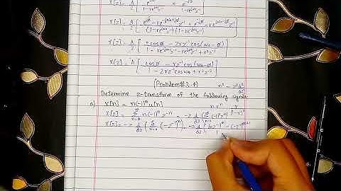 Digital Signal Processing | Chapter#03 | Problem#3.4(a) | Z-Transform | John G. Proakis
