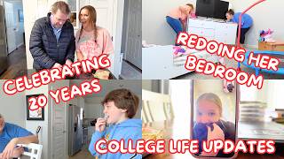 20 YEAR ANNIVERSARY | COLLEGE LIFE UPDATES & MORE | Family 5 Vlogs