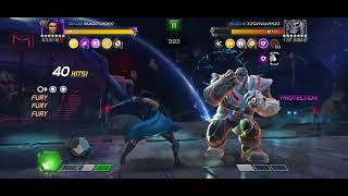 Valkyrie vs Deathless Thanos Node 9 Hazard Shift Bleed Rupture