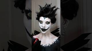 Ryuk from Deathnote makeup process 👻 #makeuptutorial #makeuptransformation #makeup #ryuk #deathnote