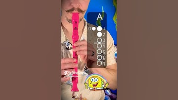 Recorder Song - SpongeBob SquarePants Theme Song #recorder #tutorial
