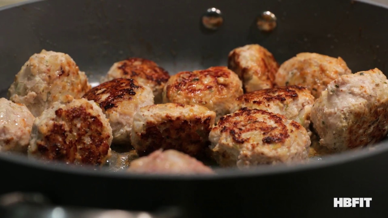 Chicken Meatballs HBFIT Fave YouTube
