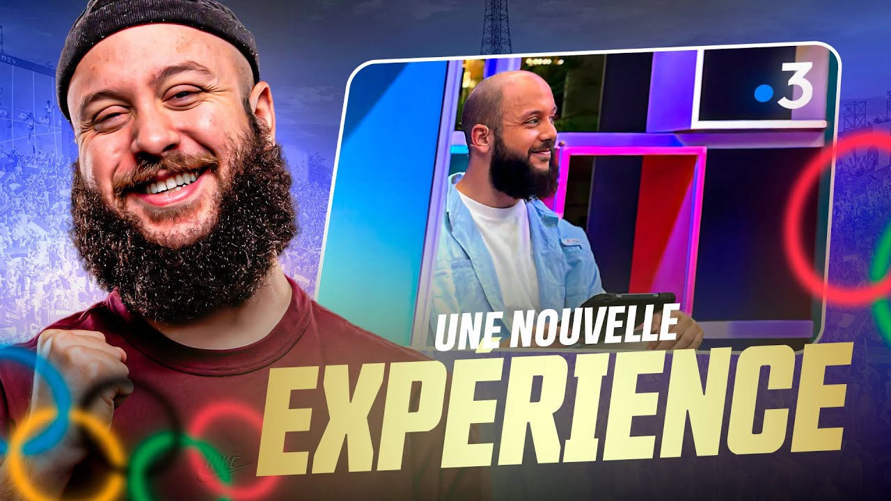 Je suis devenu présentateur pour les JO de Paris 2024 ! - YouTube