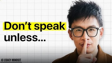 HOW QUIET PEOPLE COMMAND RESPECT (WITHOUT SAYING MUCH!) |  BY JC LEGACY MINDSET