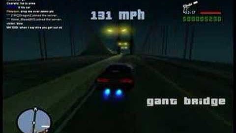 SA MP me and uri drag race - GTA San Andreas