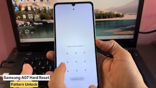 Samsung A07 Hard Reset, Pattern Unlock Without Pc