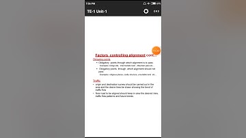 JNTUK TE1 UNIT1 HIGHWAY ALIGHMENT AND SURVEY