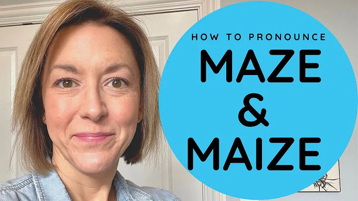 Learn to Pronounce MAZE & MAIZE - American English Homophone Pronunciation Lesson #learnenglish