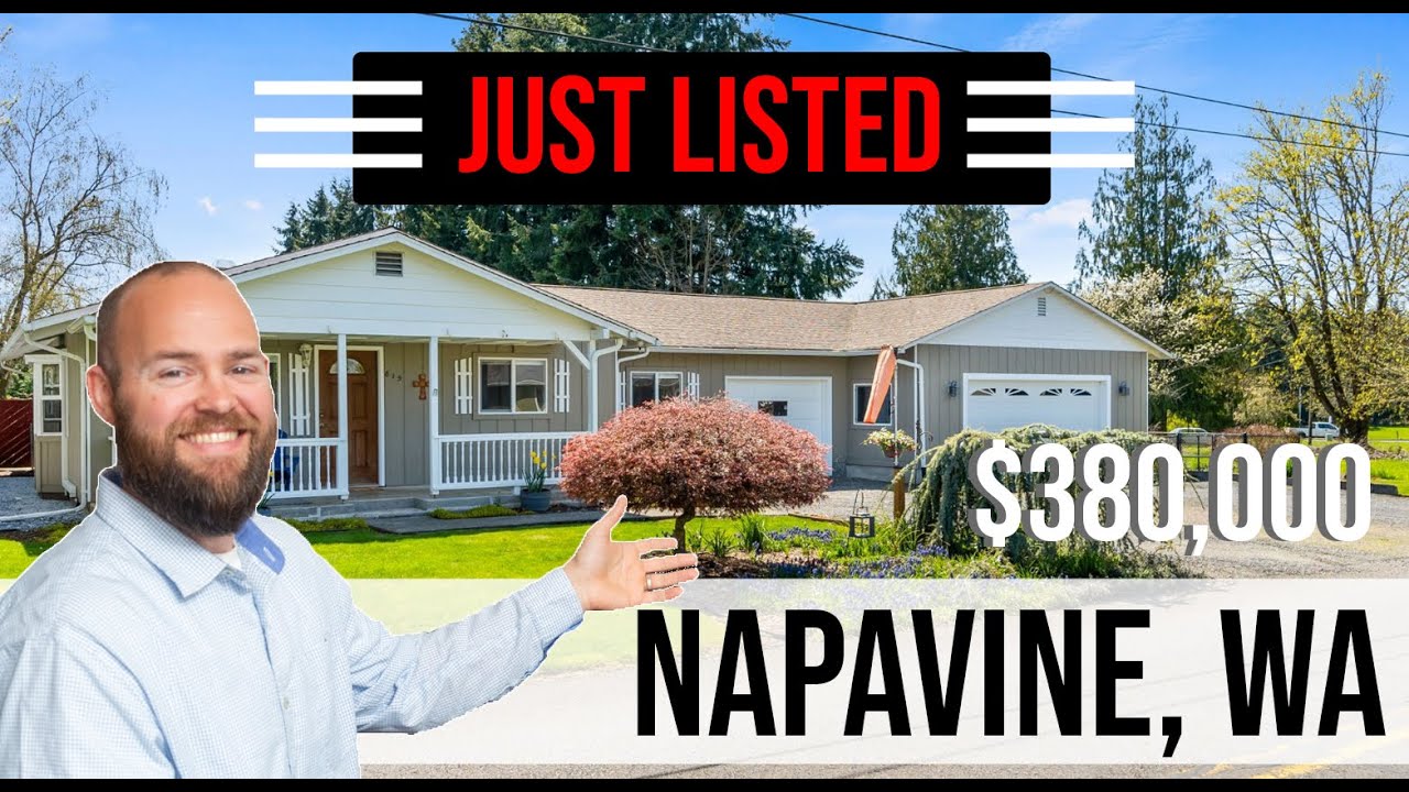 Lewis County Home for Sale 815 W. Vine St. Napavine, WA 98532 YouTube