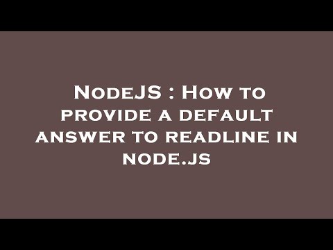 NodeJS : How