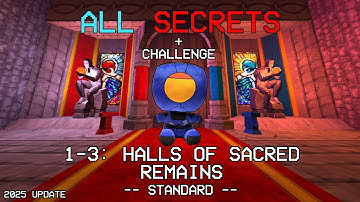 ULTRAKILL 1-3 REWORK: HALLS OF SACRED REMAINS - (ALL SECRETS, SECRET BUTTON, CHALLENGE)