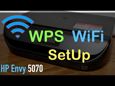 HP Envy 5070 WPS WiFi SetUp !!