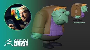Create a Stylized Frankenstein in ZBrush #withme! - Shane Olson -Part 2