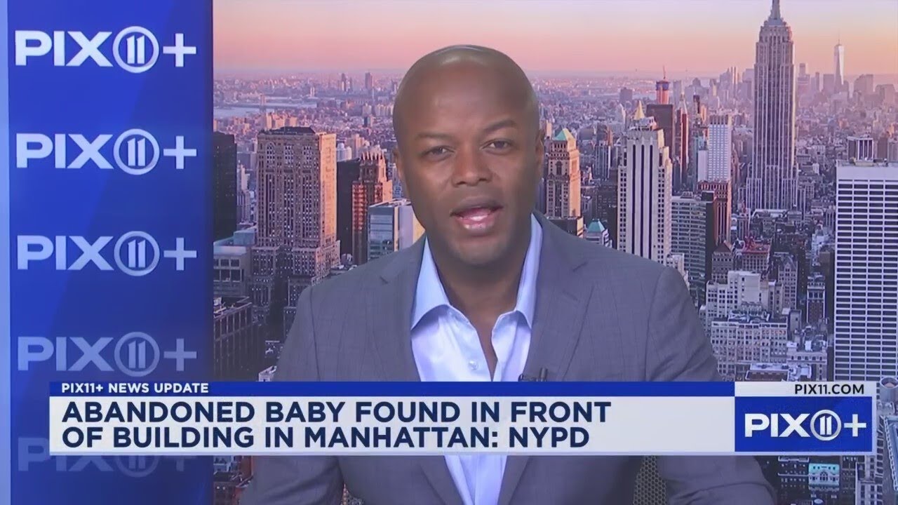 Abandoned baby found in front of Manhattan building: NYPD - YouTube