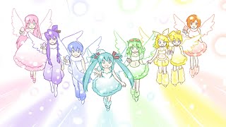 Video thumbnail of "【ボカロ8人(8 Vocaloids)】ゆめのかたち(Yumeno katachi)【ふわりP(FuwariP)】"