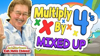 multiply by 4s all mixed up multiply by music jack hartmann
