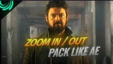 Zoom In + Out Pack Like Ae In Alight Motion [Xml] | Free Preset | 