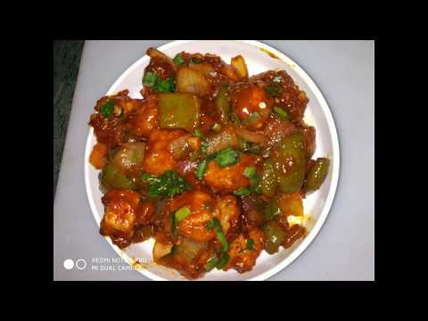 Dry chilli paneer