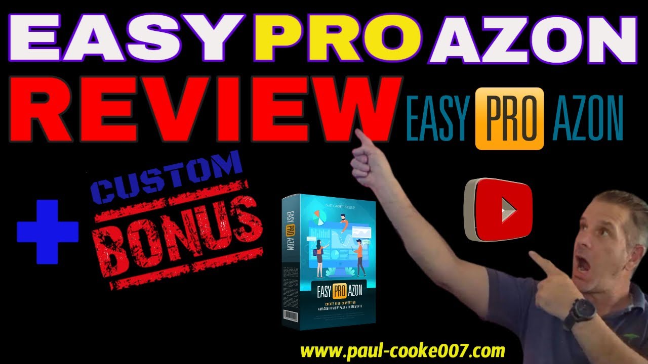 Easy Pro Azon Review and Bonuses⚠️💥 WARNING 💥 ⚠️ DON'T GET THIS WITHOUT MY 🆕 CUSTOM 💥 BONUSES!! 💥