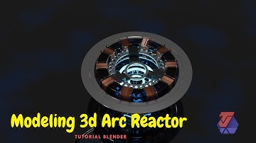 Tutorial blender 2.93: how to create modeling 3d arc reactor ironman