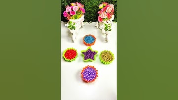 Satisfying Colorful Purple Red Gold & Blue Beads Sorting ASMR Video #reversebeads #satisfying #asmr