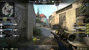 S1mple ACE vs EnVyUs | Overpass | DreamHack Winter 2017 semifinal