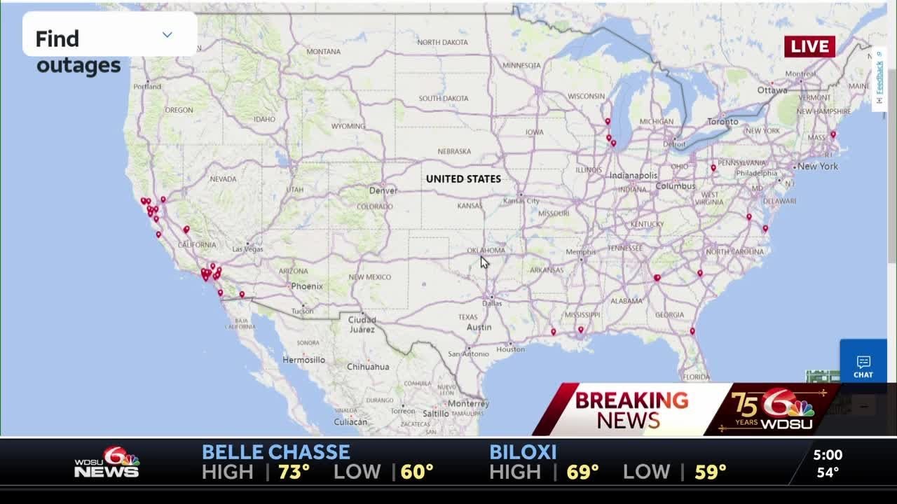 Att outages across the area youtube