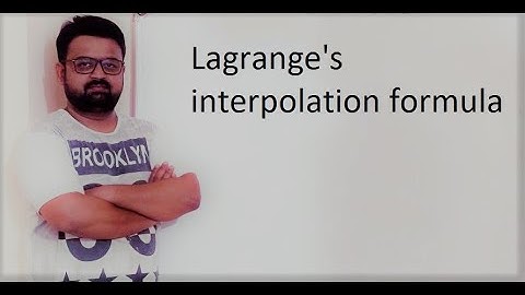 Lagrange’s Interpolation Formula NM-2/ Chapter-3(part-3)