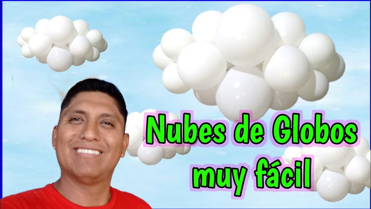 Cómo Hacer Nubes de Globos Paso a Paso 🎈☁️ | Decoración con Globos | Balloon Cloud DIY