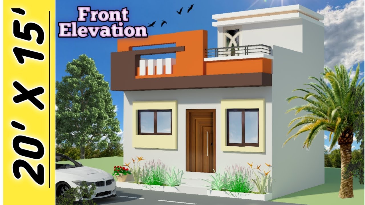 20x15-house-front-elevation-walkthrough-20x15-house-plan-300-sq-ft-house-design-youtube